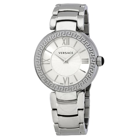 women's versace watch silver|versace watches for women sale.